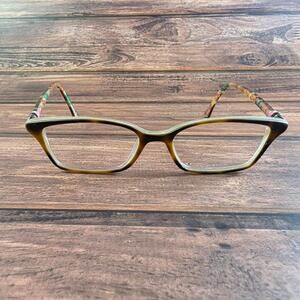 Lilly Pulitzer Women's‎ Eyeglasses Brown Floral Cat-Eye FRAMES ONLY